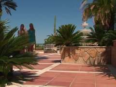 blondinen beim outdoor bums